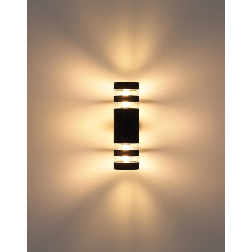 Globo - Applique murale 2xE27/10W/230V noire