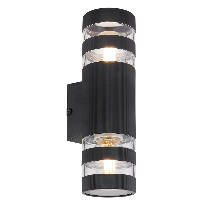 Globo - Applique murale 2xE27/10W/230V noire