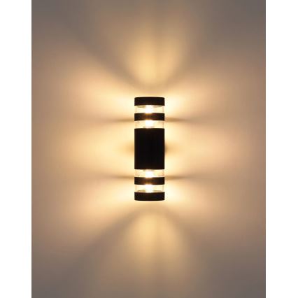 Globo - Wandlamp 2xE27/10W/230V zwart