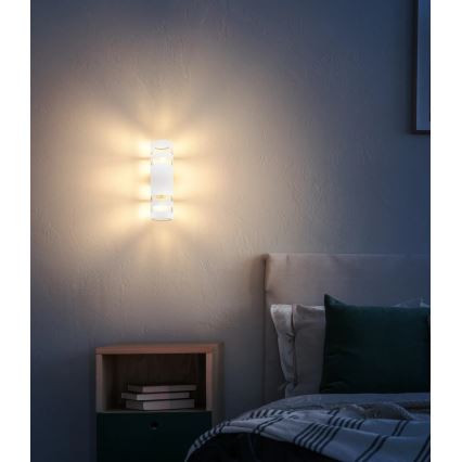 Globo - Applique murale 2xE27/10W/230V blanche