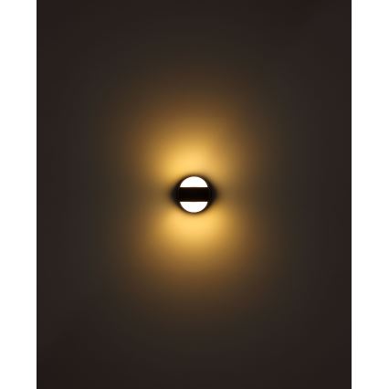 Globo - LED Dimbare Oplaadbare Touch Wandlamp LED/1,4W/5V 1800 mAh zwart