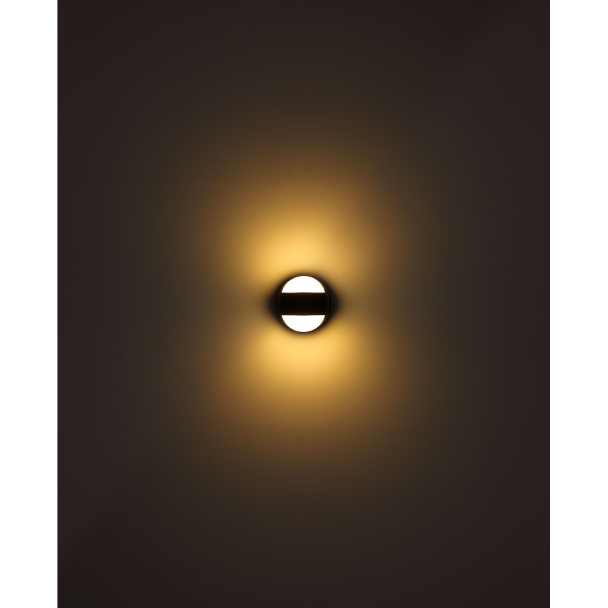 Globo - LED Dimbare Oplaadbare Touch Wandlamp LED/1,4W/5V 1800 mAh zwart