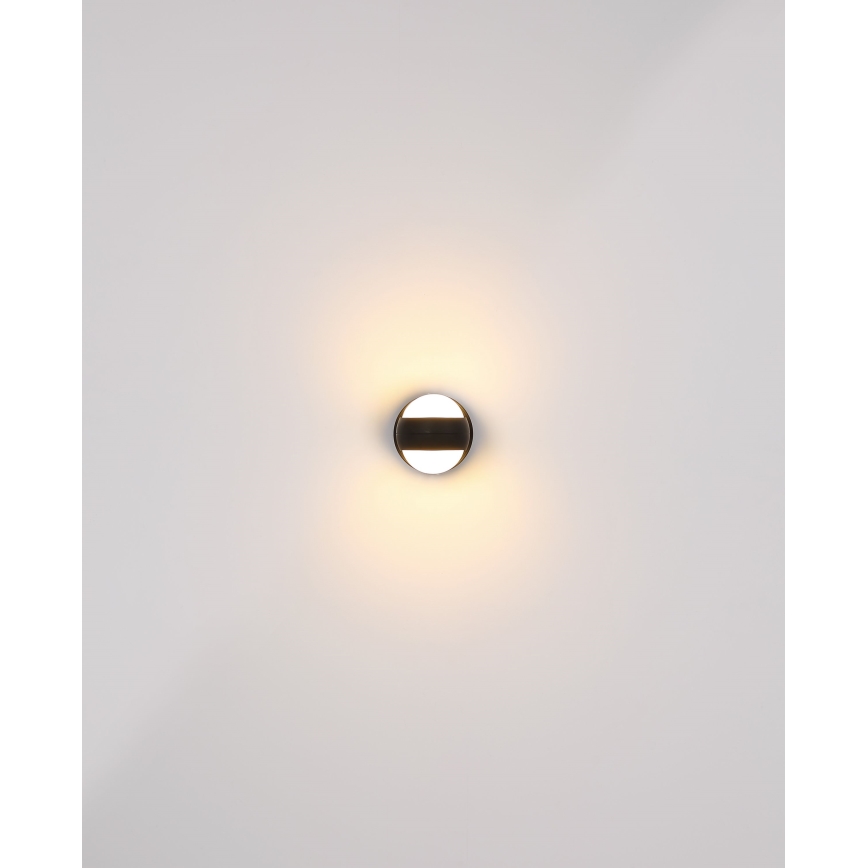 Globo - LED Dimbare Oplaadbare Touch Wandlamp LED/1,4W/5V 1800 mAh zwart