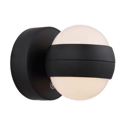 Globo - LED Dimbare Oplaadbare Touch Wandlamp LED/1,4W/5V 1800 mAh zwart