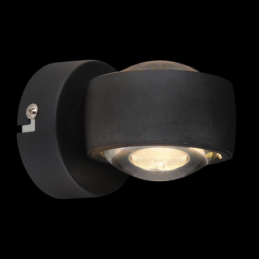 Globo - Applique murale LED/7W/230V 3000K noire