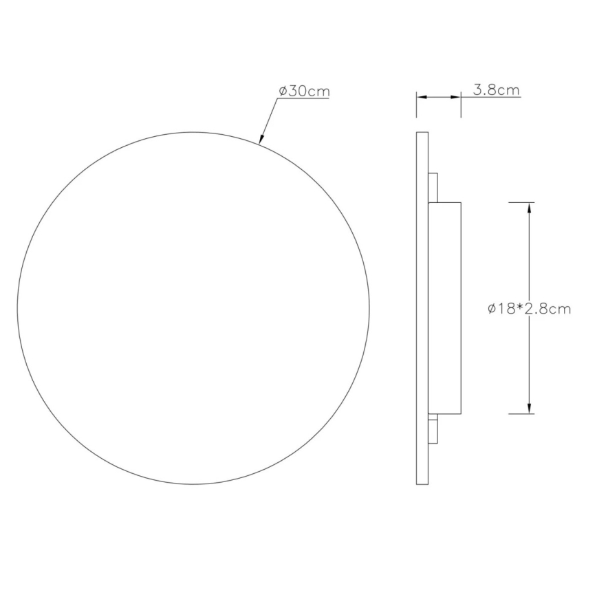Globo - Applique murale LED/14W/230V 3000K