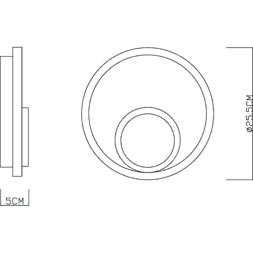 Globo - Applique murale LED/16W/230V 3000K