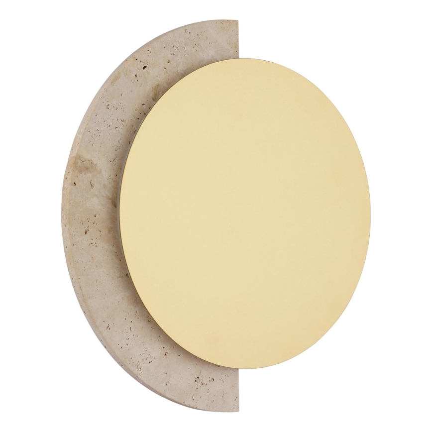 Globo - Applique murale LED/12W/230V 3000K Ø 25 cm travertin