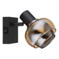 Globo - Applique murale spot 1xE14/40W/230V noire