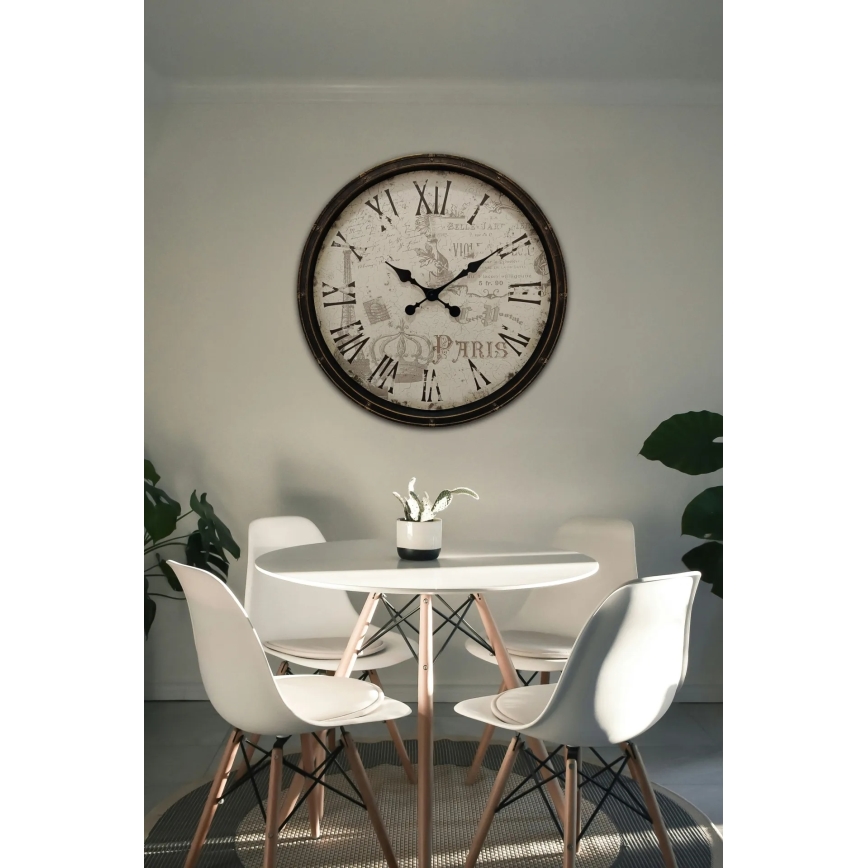 Globo - Horloge murale Ø 76 cm 1xAA