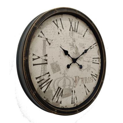 Globo - Horloge murale Ø 76 cm 1xAA