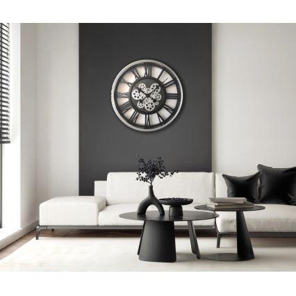 Globo - Horloge murale Ø 50,8 cm 3xAA