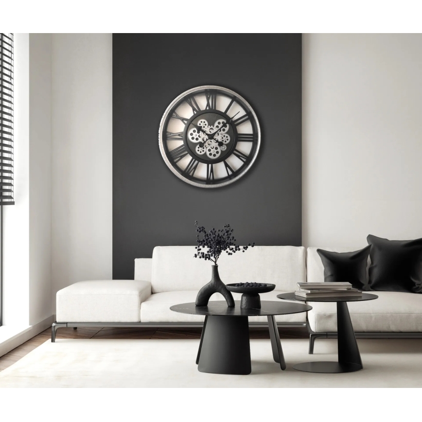 Globo - Horloge murale Ø 50,8 cm 3xAA
