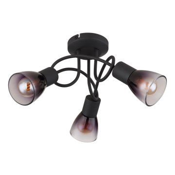 Globo - Bevestigde hanglamp 3xE14/25W/230V zwart