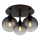 Globo - Bevestigde hanglamp 3xE27/10W/230V diameter 46 cm zwart