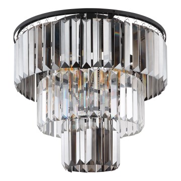 Globo - Bevestigde hanglamp 3xE27/40W/230V diameter 40 cm zwart