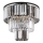 Globo - Bevestigde hanglamp 3xE27/40W/230V diameter 40 cm zwart