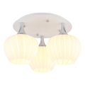 Globo - Bevestigde hanglamp 3xE27/40W/230V wit