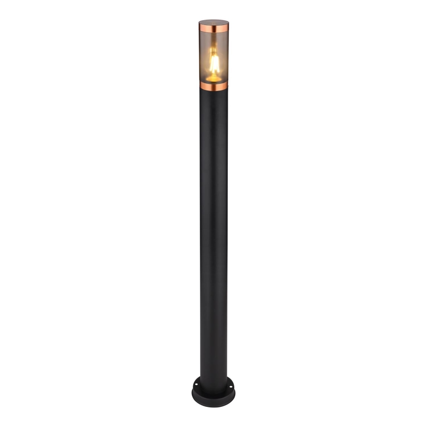 Globo - Buitenlamp 1xE27/23W/230V IP44 110 cm zwart/koper
