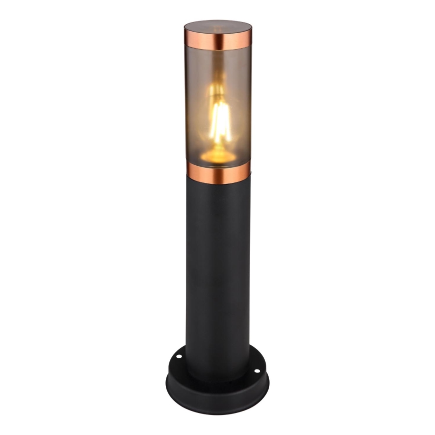 Globo - Buitenlamp 1xE27/23W/230V IP44 45 cm zwart/koper