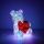 Globo - Décoration de table LED en coffret cadeau LED/6W/5V USB Ours