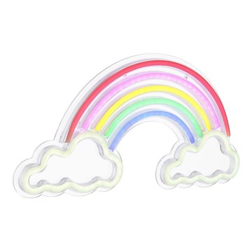 Globo - Décoration murale LED néon LED/3W/USB arc-en-ciel