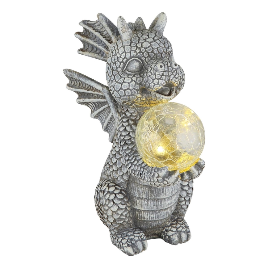 Globo - Décoration solaire LED/0,02W/3V IP44 dragon