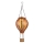 Globo - Décoration solaire suspendue 12xLED/0,02W/3V IP44 300 mAh montgolfière