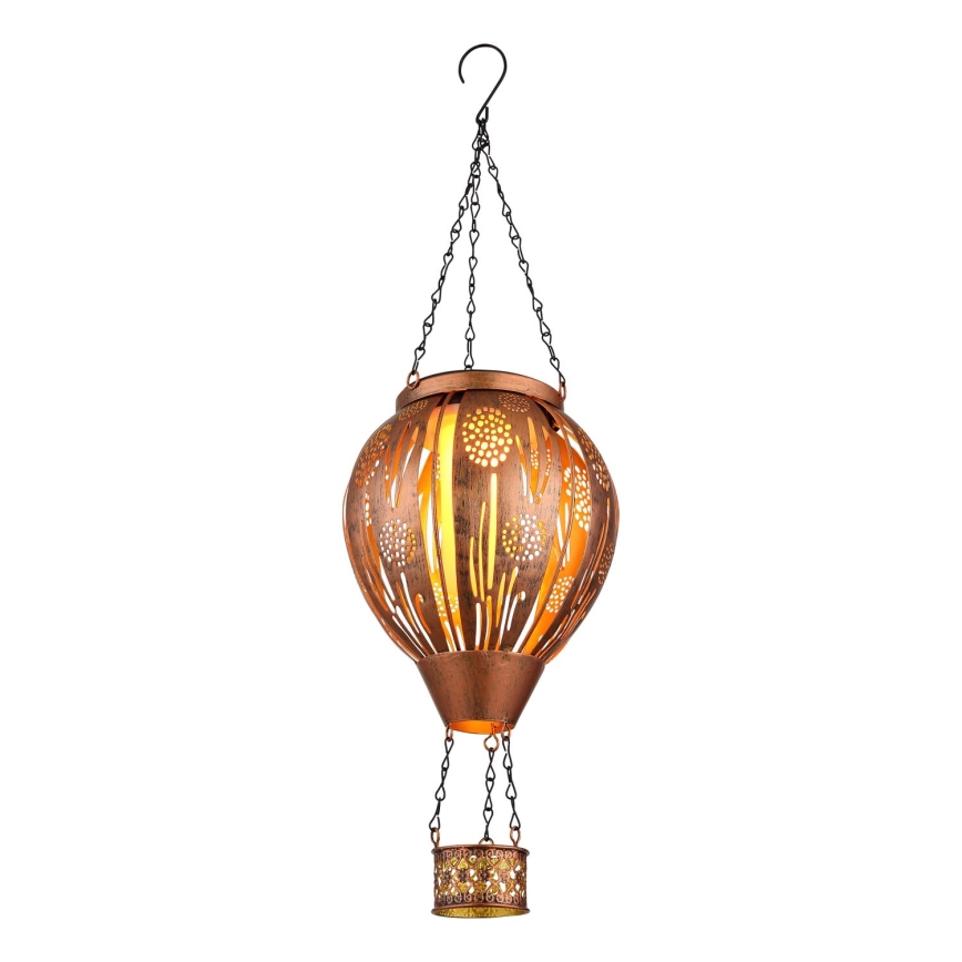 Globo - Décoration solaire suspendue 12xLED/0,02W/3V IP44 montgolfière