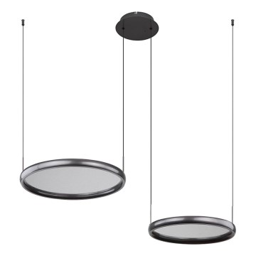 Globo - Dimbare LED hanglamp aan een koord LED/50W/230V 2700-6000K zwart + afstandsbediening