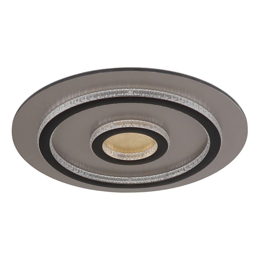 Globo - Dimbare LED-plafondlamp LED/40W/230V 3000-6500K Ø 45 cm zwart + afstandsbediening