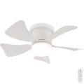 Globo - dimbare LED-plafondventilator LED/10W/230V 3000-6500K wit + afstandsbediening