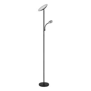 Globo - Dimbare LED Staande lamp LED/20W/230V+ LED/5W 3000/4000/6500K zwart