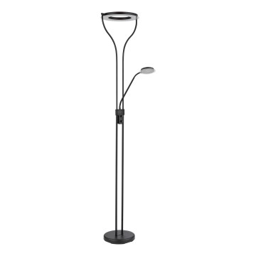 Globo - Dimbare LED-vloerlamp LED/20W/230V + LED/4W 3000K zwart