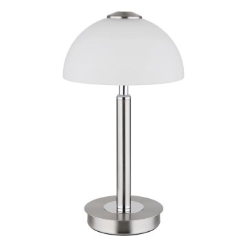 Globo - Dimbare tafellamp met touchbediening LED/7W/230V 3000K mat chroom