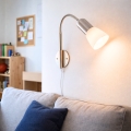 Globo - Flexibele lamp 1xE14/40W/230V mat chroom