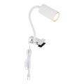 Globo - Flexibele lamp met clip 1xGU10/25W/230V wit