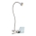 Globo - Flexibele LED-lamp met clip LED/3W/230V mat chroom