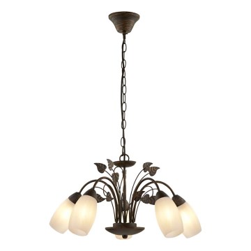 Globo - Hanglamp aan een ketting 5xE14/40W/230V