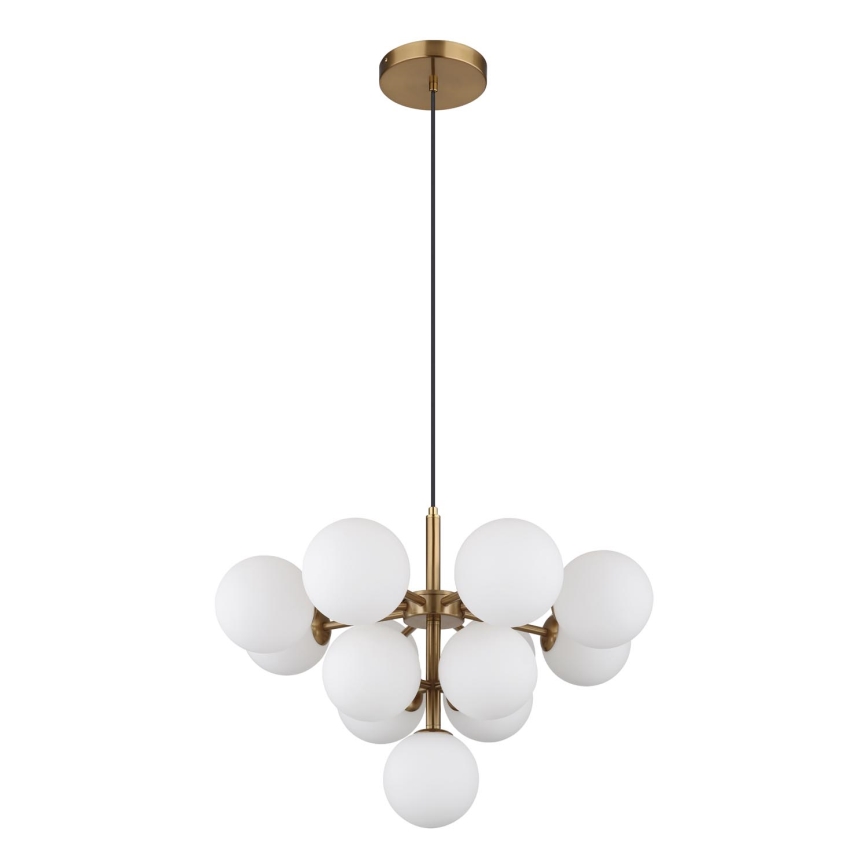 Globo - Hanglamp aan een koord 13xG9/5W/230V diameter 56 cm goud