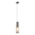 Globo - Hanglamp aan een koord 1xE27/25W/230V diameter 10,5 cm mat chroom