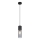 Globo - Hanglamp aan een koord 1xE27/25W/230V diameter 10,5 cm zwart