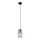 Globo - Hanglamp aan een koord 1xE27/25W/230V diameter 11 cm zwart