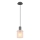 Globo - Hanglamp aan een koord 1xE27/40W/230V diameter 18 cm wit