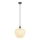 Globo - Hanglamp aan een koord 1xE27/40W/230V diameter 29 cm wit/antraciet