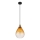 Globo - Hanglamp aan een koord 1xE27/60W/230V diameter 21 cm oranje