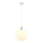 Globo - Hanglamp aan een koord 1xE27/60W/230V diameter 29 cm wit