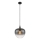 Globo - Hanglamp aan een koord 1xE27/60W/230V diameter 29 cm zwart