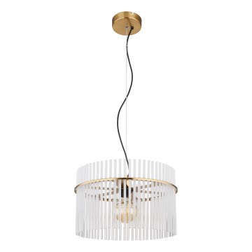 Globo - Hanglamp aan een koord 1xE27/60W/230V diameter 40 cm goud