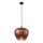 Globo - Hanglamp aan een koord 1xE27/60W/230V diameter 40 cm koper